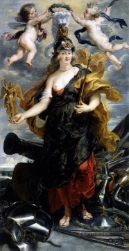 marie de medicis as bellona 1625 Peter Paul Rubens Oil Paintings